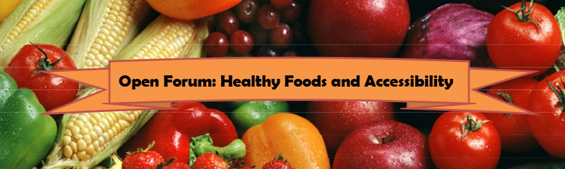MTA Open Forum Healthy Foods and Access April 16th