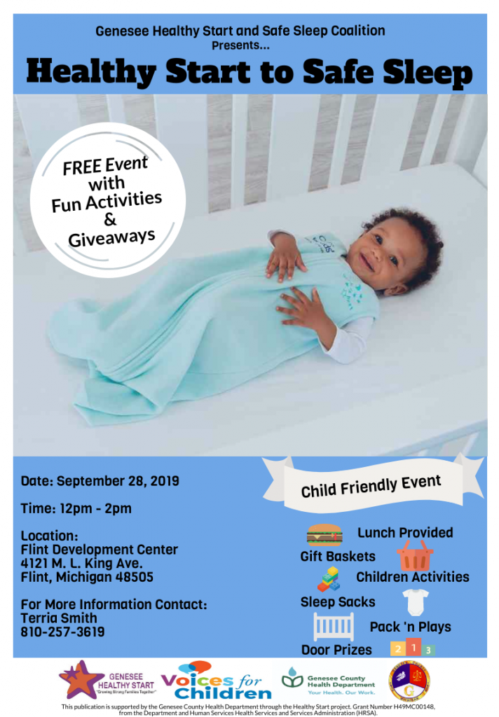 Healthy Start to Safe Sleep Event | Flint Neighborhoods United