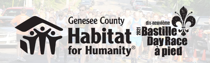 Press Release - 2021 Virtual Bastille Day Race to benefit Genesee Habitat
