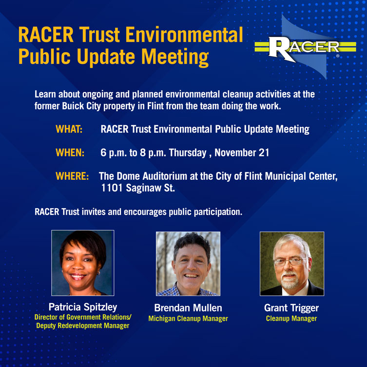 RACER Trust Environmental Public Update Meeting, November 21